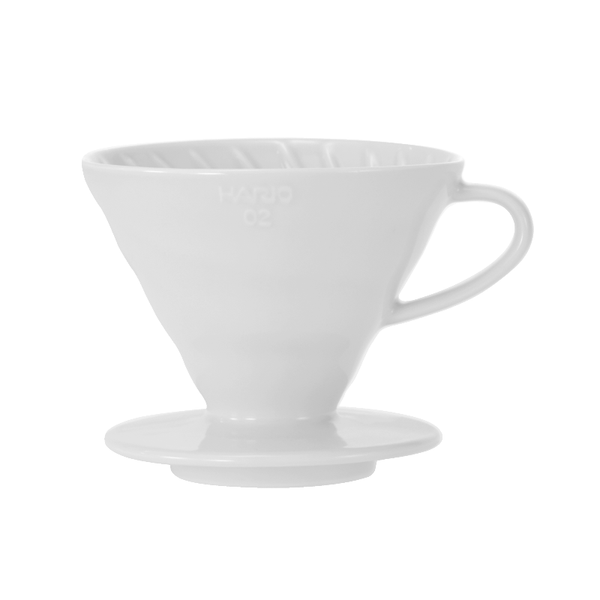 V60-02 Ceramic Coffee Dripper White (without box)